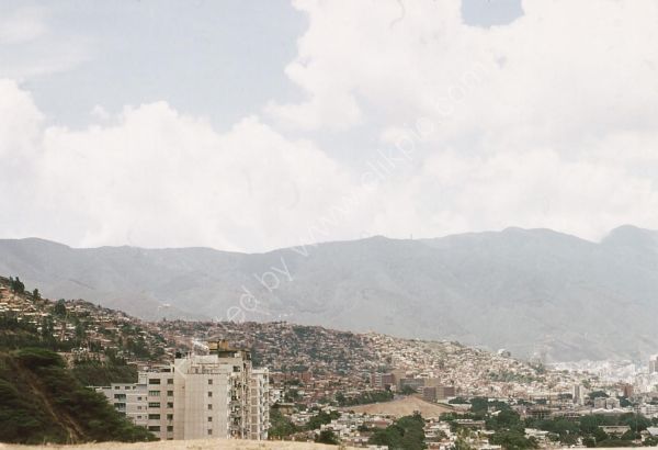 View of Residential Area in Mountains, Caracas